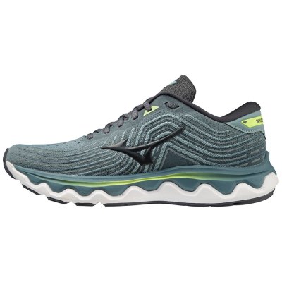 Zapatillas Para Correr Mizuno WAVE Horizon 6 Hombre - Grises Azules / Negros / Verdes Claro - Chile